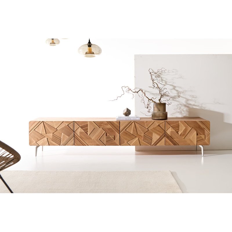 ELDORIA prémium szilfa TV-szekrény - 220cm