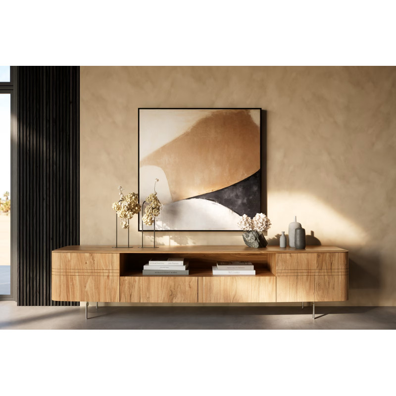 NIAGARA prémium akác TV-szekrény - 240cm