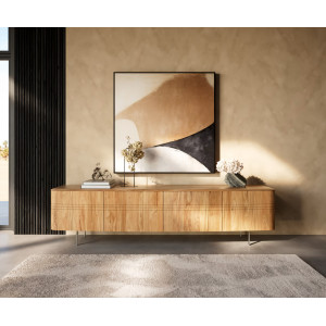 NIAGARA prémium akác TV-szekrény - 220cm