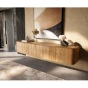 NIAGARA prémium akác fali TV-szekrény - 220cm