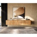 NIAGARA prémium akác fali TV-szekrény - 220cm