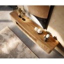 NIAGARA prémium akác fali TV-szekrény - 240cm