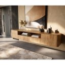 NIAGARA prémium akác fali TV-szekrény - 240cm