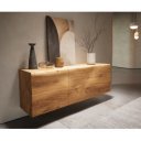 LOVECRAFT-II prémium akác fali komód - 145cm