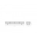 LOVECRAFT-II prémium tölgy TV-szekrény - 200cm