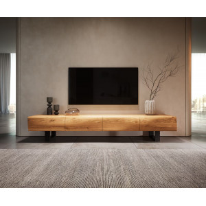 LOVECRAFT-II prémium tölgy TV-szekrény - 200cm