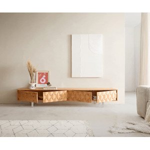 FEVON prémium tölgy TV-szekrény - 220cm