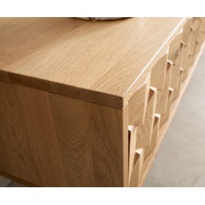 FEVON prémium tölgy fali TV-szekrény - 220cm