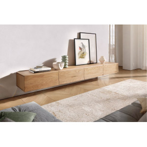 LINESSE prémium tölgy fali TV-szekrény - 220cm bútor