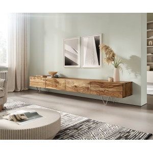 LINESSE prémium rózsafa TV-szekrény - 220cm