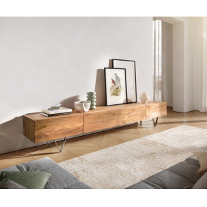 LINESSE prémium akác TV-szekrény - 220cm