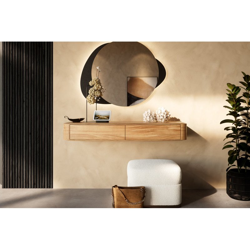 NIAGARA prémium akác fali konzolasztal