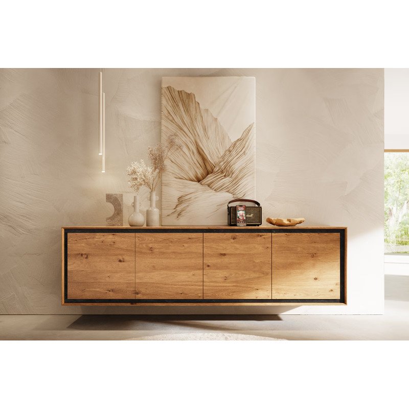 STONEGRACE prémium tölgy fali komód - 200cm