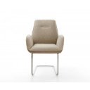 DENNING prémium szánkótalpas étkezőszék - beige