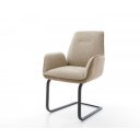 DENNING prémium szánkótalpas étkezőszék - beige