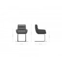 GOYA prémium szánkótalpas étkezőszék - beige