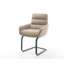 GOYA prémium szánkótalpas étkezőszék - beige