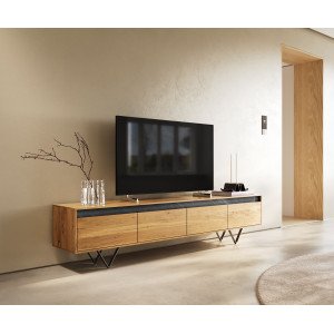 STONEBERM prémium tölgy TV-szekrény - 200cm bútor