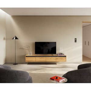 STONEBERM prémium tölgy fali TV-szekrény - 240cm