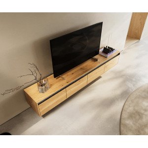 STONEBERM prémium tölgy fali TV-szekrény - 240cm