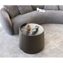 DABAS DARK prémium kerámia dohányzóasztal - 59cm