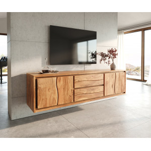 OLIVA prémium akác fali komód - 200cm