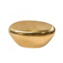 STONE modern fém dohányzóasztal - arany - 75cm