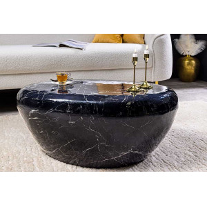 STONE MARBLE modern fém dohányzóasztal - 75cm