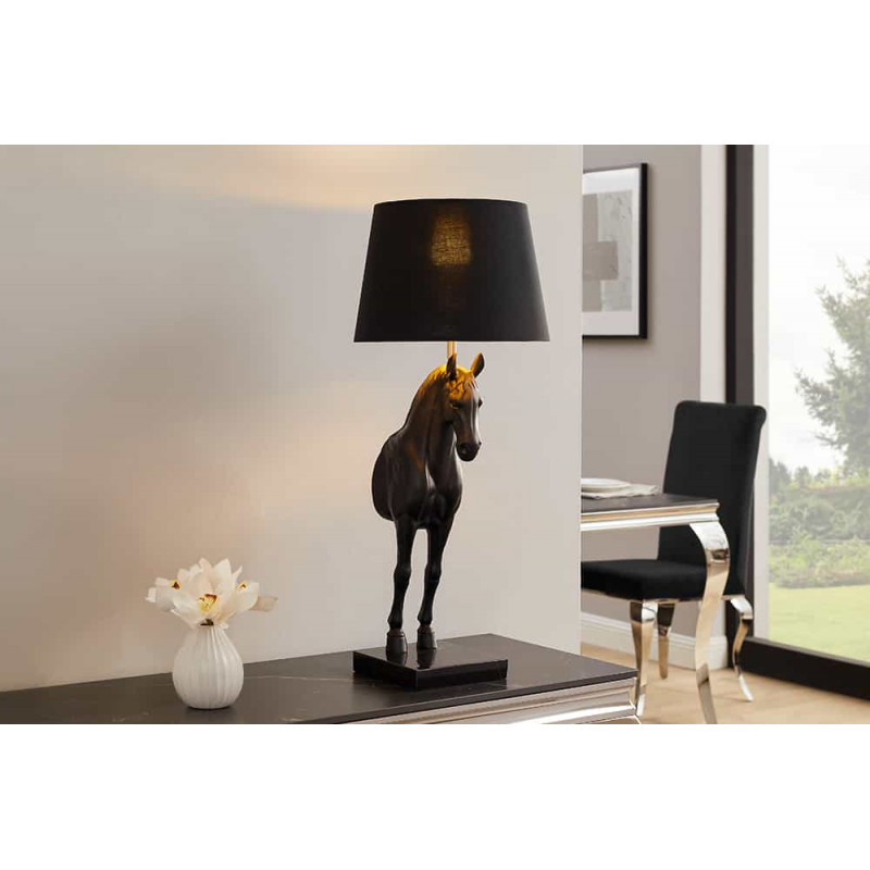 BLACK BEAUTY design asztali lámpa - 75cm