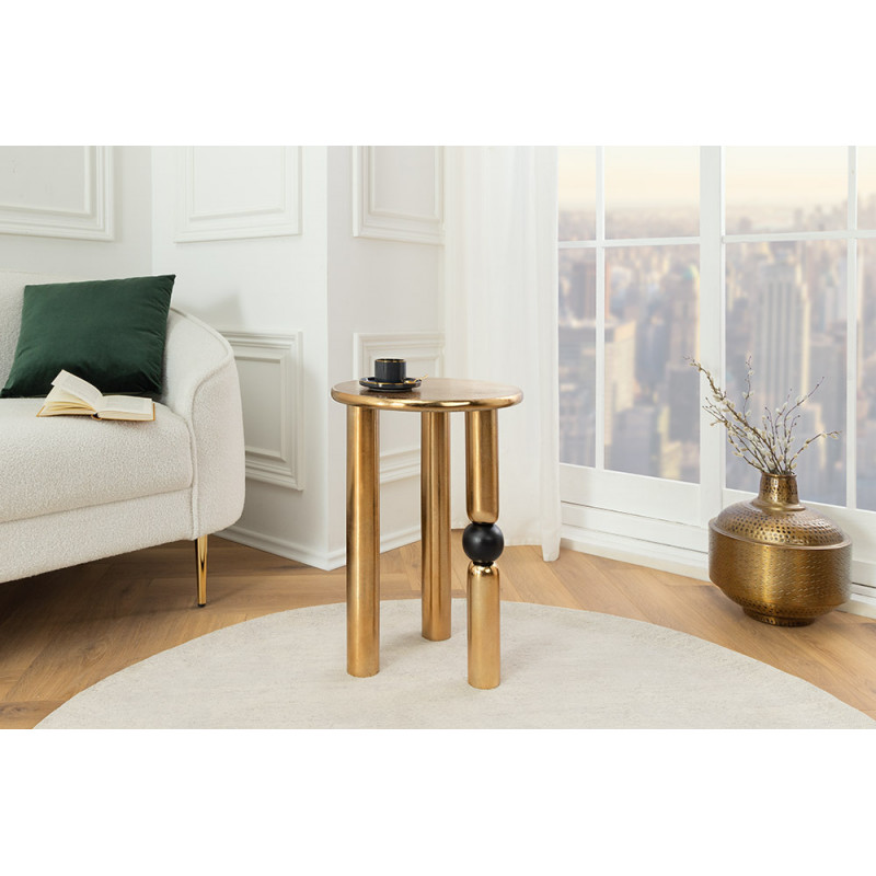 ABSTRACT GLOBE exkluzív fém lerakóasztal - 54cm