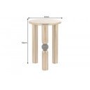 ABSTRACT GLOBE exkluzív fém lerakóasztal - 54cm