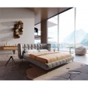 CAPULET prémium  ágykeret -180cm - szürke/taupe