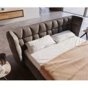 CAPULET prémium  ágykeret -180cm - szürke/taupe