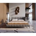 CAPULET prémium  ágykeret -180cm - szürke/taupe