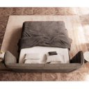 SIMENA prémium  ágykeret -180cm - szürke/taupe