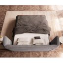 SIMENA prémium  ágykeret -180cm - szürke/taupe