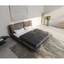 LUCIANO prémium  ágykeret -180cm - szürke/taupe