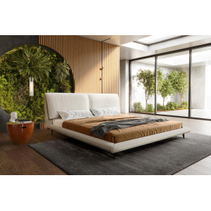 LUCIANO prémium bouclé ágykeret -180cm - krém DELIFE