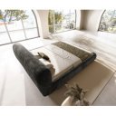 SHONA prémium bouclé ágykeret -180cm - szürke/krém/barna