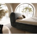 SHONA prémium bouclé ágykeret -180cm - szürke/krém/barna