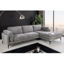 MANHATTAN design kanapé - szürke zsenília