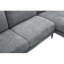 MANHATTAN design kanapé - szürke zsenília