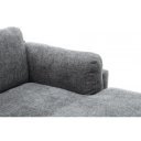 MANHATTAN design kanapé - szürke zsenília
