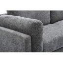 MANHATTAN design kanapé - szürke zsenília