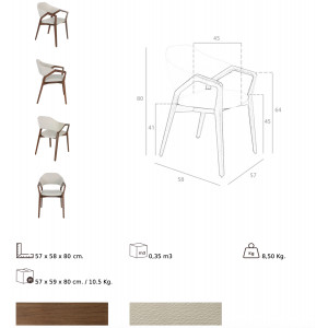 ROCKFORD exkluzív étkezőszék