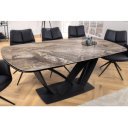 PAPILLON exkluzív bővíthető kerámia étkezőasztal - taupe - 180-220-260cm