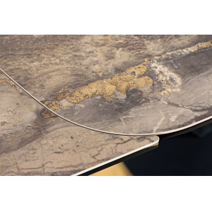 PAPILLON exkluzív bővíthető kerámia étkezőasztal - taupe - 180-220-260cm