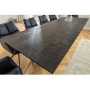 INFINITY design kerámia bővíthető étkezőasztal - 180-220-260cm - rozsda