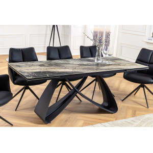 INFINITY design kerámia bővíthető étkezőasztal - 180-220-260cm - taupe