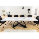 INFINITY design kerámia bővíthető étkezőasztal - 180-220-260cm - fehér